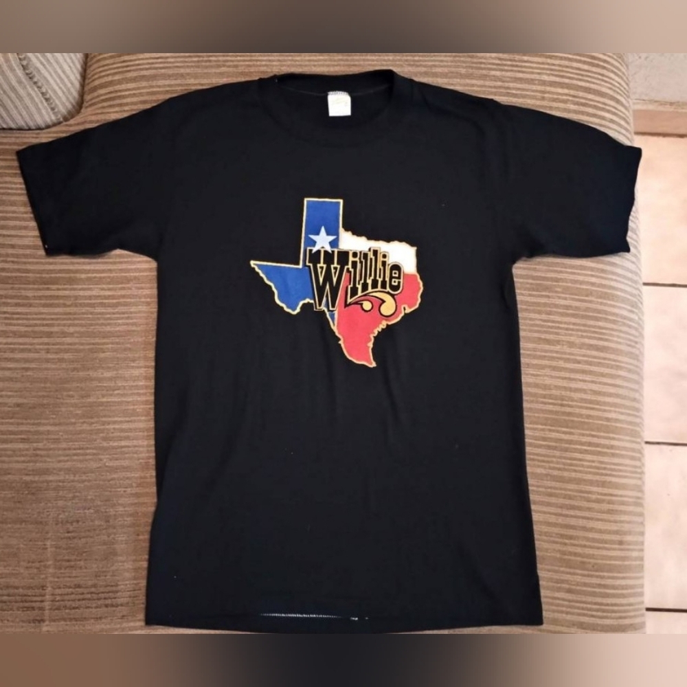Vintage Willie Nelson Texas T-shirt Size Medium
